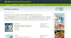 Desktop Screenshot of multiplayersexgames.com