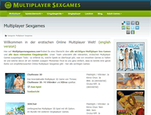 Tablet Screenshot of multiplayersexgames.com